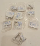 Lot Of 10 New Harney Zinc Hinge Pin Door Stop # 30693 - Satin Nickel Finish. Fixed Price $6.99.