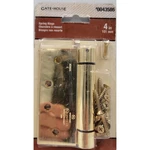 Gatehouse 4-IN Gold Mortise Interior Exterior Adjustable Spring Door Hinge. Fixed Price $13.00.