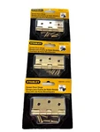 Stanley Screen Door Hinges 3 Rust Resistant Brass Finish Lot Nib. Fixed Price $14.00.
