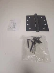 Brass Square Corner Ball Bearing Mortise Hinge/single Hinge/oil Rubbed Bronze. Fixed Price $44.99.