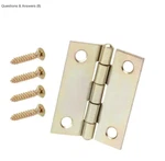 10-PC Everbilt 2 In. Satin Brass Narrow Cabinet Hinges Non-removable Pin 15379. Fixed Price $19.95.