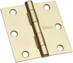 National Hardware 3 In. Satin Brass Door Hinge 2 Pk. Fixed Price $19.38.