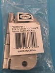 Cosmas Door Hinge 37557 Satin Nickel 3-1/2" With 5/8" Radius Corners ( Lot Of 3). Fixed Price $12.10.