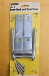 Stanley Screw Hook & Strap Hinge, Heavy Duty Plated Steel, 79-2480 / CD951 #6. Fixed Price $9.75.