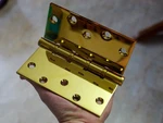 4 Deltana CSB66BB 6" X Square Hinges, Ball Bearings Polished Brass 2 Pair. Fixed Price $299.00.