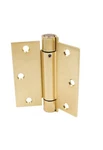 3X Everbilt Adjustable Spring Hinge 290793- 3-1/2IN Square Satin Brass 3-PACK. Fixed Price $29.99.