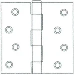 Deltana S44U5-R In. X Residential Square Steel Hinge Pair (set Of 10). Fixed Price $25.84.