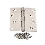 24 Pcs Satin Nickel Steel Door Hinge 4" Square Edge Corner Sn 61970. Fixed Price $33.29.