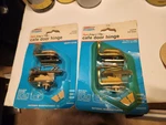2 National Brass Cafe Hinges Two Doors Unopened Model V130, 115-618 Nos. Fixed Price $15.00.