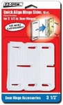 Ez HS350BP 3.5" Hinge Shim, 18 Count, Pack Of 1, White. Fixed Price $8.08.