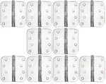 10-PACK Deltana S44R526 4" X Plain Bearing 5/8" Radius Corners Mortise Hinge. Fixed Price $34.77.