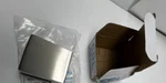Crl Brushed Stainless Z-series Square Type Flat Base Clamp Z912BS For 1/2" Glass. Fixed Price $18.20.
