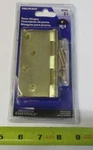 New 2 Pack Hillman Brass Door Hinges 4" With 5/8'' Radius Corners" Screws. Fixed Price $9.17.