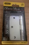 New Stanley 75-0360 RD741 3.5" Bright Chrome Door Hinge W/ Screws. Fixed Price $10.79.