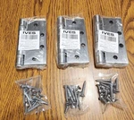Qty 18 Ives Hinges .371 5BB1 Door Brushed Nickel 4.5" X 652 Nrp. Fixed Price $44.44.