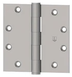 Hager 127943 4" X Square Corner Plain Bearing Mortise Hinge, Polished Brass. Fixed Price $28.09.
