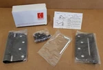 Hager RC-1752 4" Full Mortise Steel Door Hinges Antq Bronze. Fixed Price $19.99.