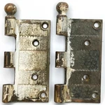 Antique Ornamental Butt Door Hinge Victorian Era Branford Lock Works 1890S. Fixed Price $41.99.