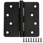 In. X 1/4 Radius Oil Rubbed Bronze Door Hinge Value (3 Per Pack). Fixed Price $10.91.