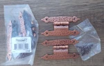 Vint 3/8" Brainerd Offset Hinge Hammered Cabinet Door Nos Model 1735. Fixed Price $5.00.