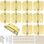 10 Pcs Self Closing Door 3.5'' Spring Loaded Hinges Automatic Clos.... Fixed Price $104.78.
