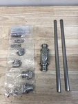Signature Hardware 482856 Dalston Brass Cremone Bolt For 2-1/4' Doors Brushed. Fixed Price $47.35.