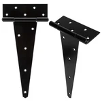 Hillmaster 12IN Heavy Duty T-strap Gate Hinges Black Wrought Hardware Pack. Fixed Price $48.83.