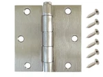 100 Pack 3.5" Satin Nickel Interior Door Hinges With Square Corner DH3590. Fixed Price $107.95.
