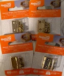 National Hardware Narrow Hinges Non Remove Pin 1 Brass New 4 Packs Free Ship. Fixed Price $18.88.