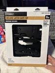 Everbilt Deluxe Latch Gate Set Black 1007 913 041. Fixed Price $27.87.