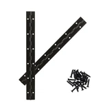 2PCS 12INCH Black Heavy Duty Continuous&piano HINGES,1.2" Open Width Stainles.... Fixed Price $16.85.