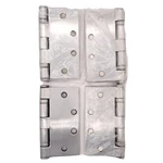 Cal-royal Products 4-1/2" Satin Chrome Door Ball Bearing Butt Hinge (4). Fixed Price $54.95.