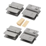 Rannb Glass Door Hinges Adjustable Double Clamp Fits For.... Fixed Price $26.99.