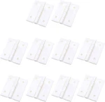 Tulead 10PCS White Acrylic Hinges Butt Folding Mini. Fixed Price $14.17.