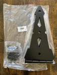 Pair (2) Nationwide Heavy Duty Strap Hinges Black For Wood Gates 10" NW38942Q. Fixed Price $28.99.