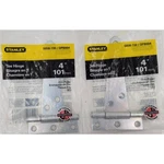Stanley 4" Zinc Plated Strap Door Gate Hinges Steel - No Screws Lot Of 2. Fixed Price $9.50.