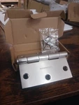 Baldwin 9BR7025-002 3.5" Square Satin Nickel Hinge. Fixed Price $14.00.