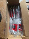 20 = 1 Box, Satin Nickel Steel Square Edge Corners 3.5" Door Hinges "free Ship". Fixed Price $16.10.