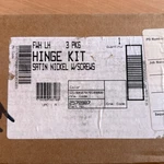 Andersen Frenchwood Patio Door Hinge Kit P/n 2578987 Satin Nickel Lh Left 2005+. Fixed Price $325.00.