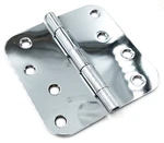 6-PACK Deltana S44R526 4" X Plain Bearing 5/8" Radius Corners Mortise Hinge. Fixed Price $24.71.