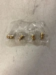Emtek 97303US4 Solid Brass Ball Tip Finials For 3-1/2" Hinges, Pack Of 4, Satin. Fixed Price $19.91.