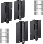 Heavy Duty Self-closing Gate Hinges 4 Pack Black Steel Weatherproof. Fixed Price $106.99.