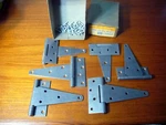 Heavy Hinges Barn Door Shed Gate Western Germany 6" Transatlantic. Fixed Price $139.00.