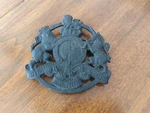 Vintage Cast Iron Trivet Kings Arms Virginia Metalcrafters Va. Fixed Price $12.00.