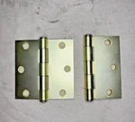 Light Duty Ultra 3" X Brass Plated Square Butt Hinge Pair 5340-00-664-1328. Fixed Price $34.99.