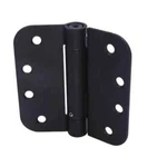 Everbilt 4 In. X 5/8 Matte Black Self Closing Door Closer Spring Hinge 28886. Fixed Price $19.95.
