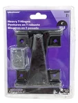 Hillman Heavy T-hinges Black 852565 4 Inch Steel Hardware. Fixed Price $19.95.