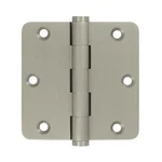 Deltana DSB35R415 3.5 X 0.25 In. Radius Hinges, Satin Nickel - Solid Bras. Fixed Price $57.23.