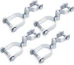 4 Set Of Chain Link Fence Gate Post Hinge, 2-3/8" X 1-3/8" Galvanized Steel Heav. Fixed Price $40.99.