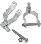 Ozark Fence Chain Link Gate Post Hinge Heavy 1-3/8", Galvanized Steel. Fixed Price $23.99.